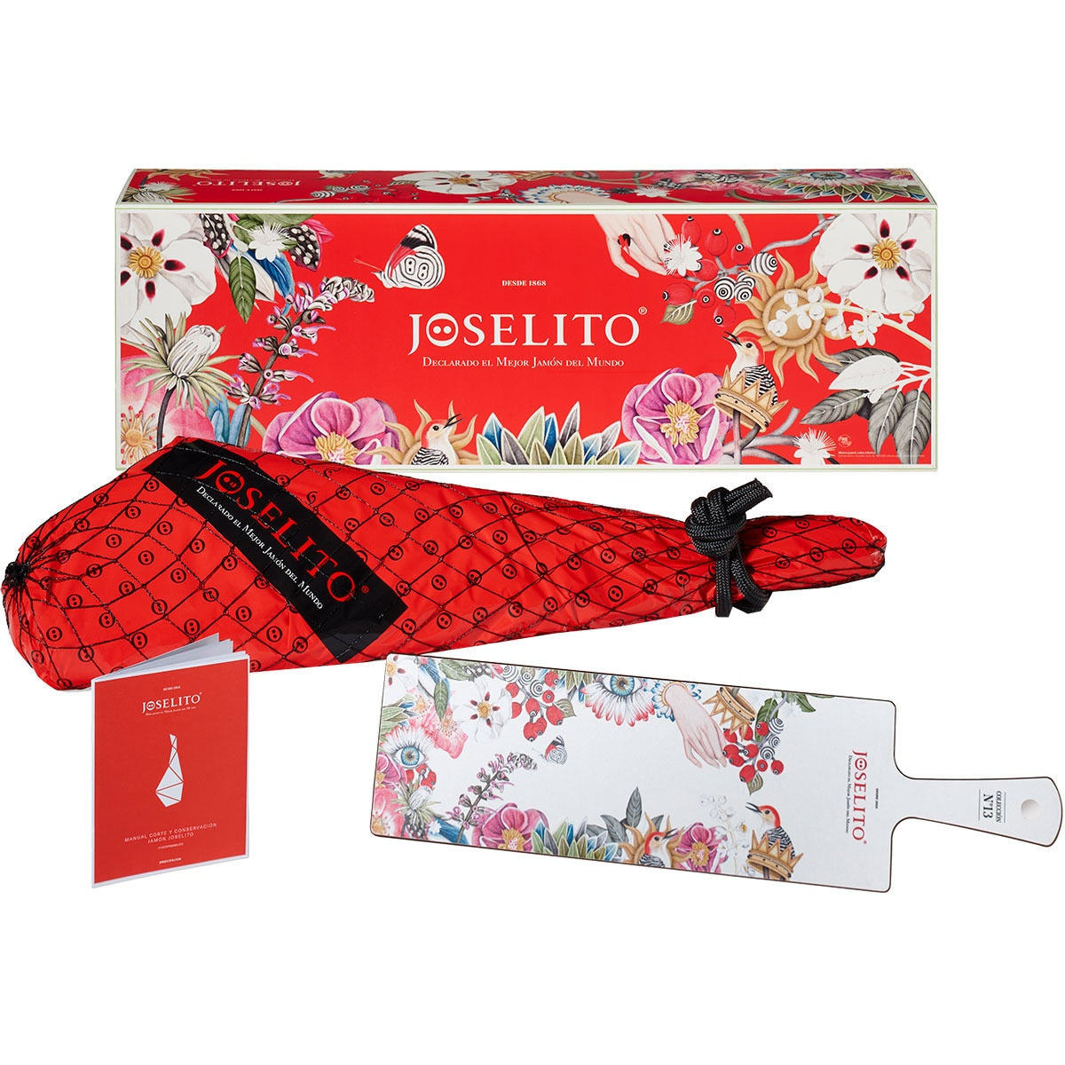 Joselito Ganzer Schinken 7 Kg. in einer Geschenkbox