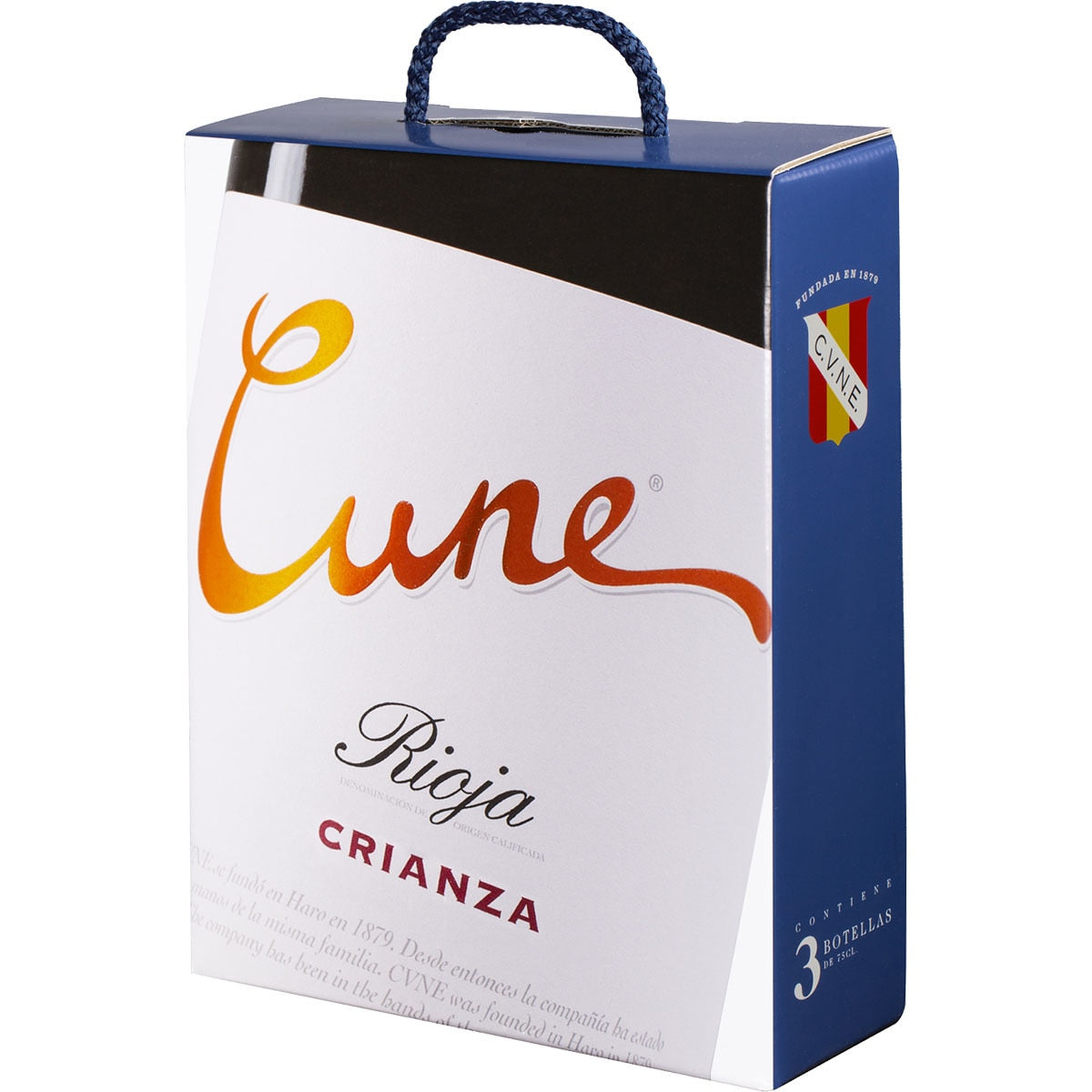 CUNE Rotwein Crianza DOCa Rioja Kiste 3 Flaschen 75 cl