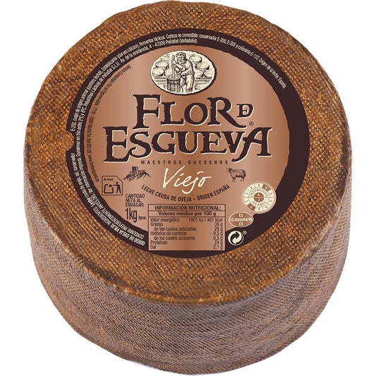 geräucherter Schafskäse FLOR DE ESGUEVA 3,4 Kg.