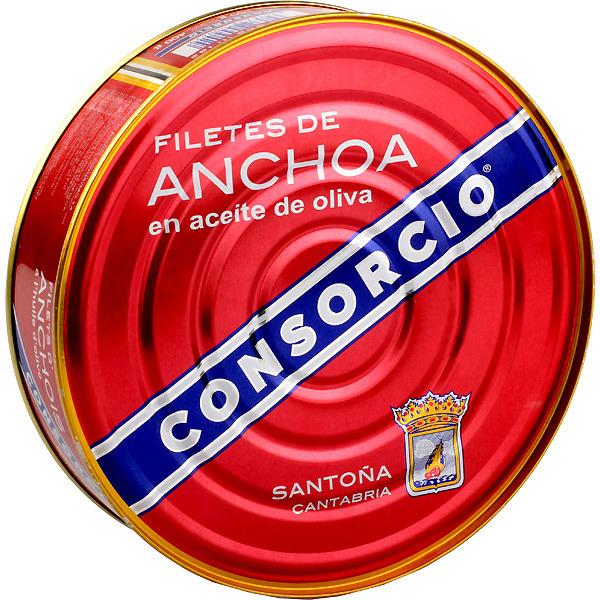 Sardellen in Olivenöl Consorcio 400 gr.