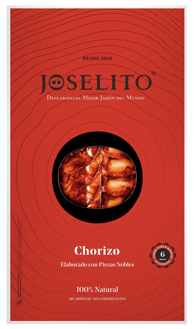 In Scheiben geschnittener Chorizo Joselito 70 gr. -