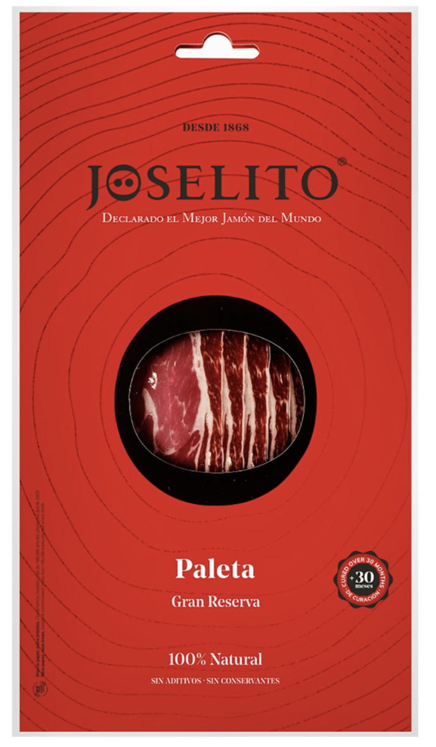 Joselito gepökelter Vorderschinken in Scheiben ( Paleta ) 70 gr. -