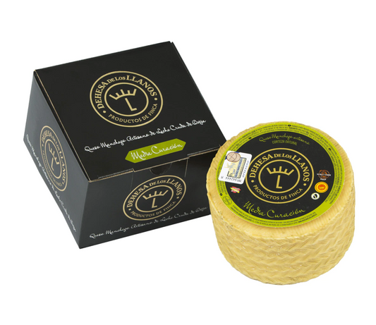 Halbgereifter Manchego-Käse Dehesa de los Llanos 1 kg.