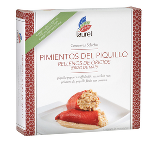 Piquillo-Paprika gefüllt mit Seeigel, Marke Laurel 280 gr.