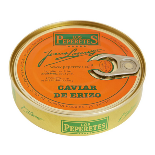Seeigelkaviar Kaviar de Erizo Los Peperetes. 150 g Dose.