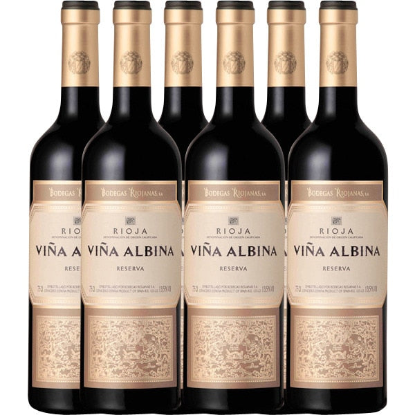 VIÑA ALBINA  Rotwein Reserve DOCa Rioja Karton 6 Flaschen 75 cl